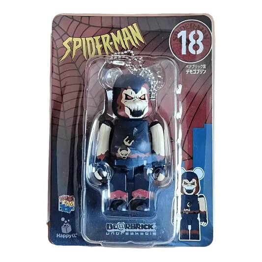 Bearbrick Happy Kuji 'Spider-Man' (2022) - 18 Demogoblin 100% in der Verpackung