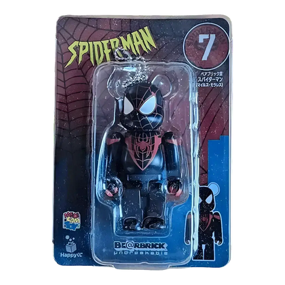 Bearbrick Happy Kuji 'Spider-Man' (2022) - 7 Spider-Man Miles Morales 100% in der Verpackung