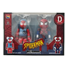 Bearbrick Happy Kuji 'Spider-Man' (2022) - D Scarlet Spider & Spider-Girl 100% in der Verpackung