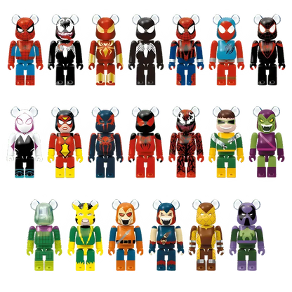 Bearbrick Happy Kuji 'Spider-Man' (2022) - Modellübersicht 100%