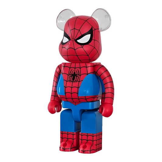 Bearbrick Happy Kuji 'Spider-Man' (2022) - SP Spider-Man 400% schräg