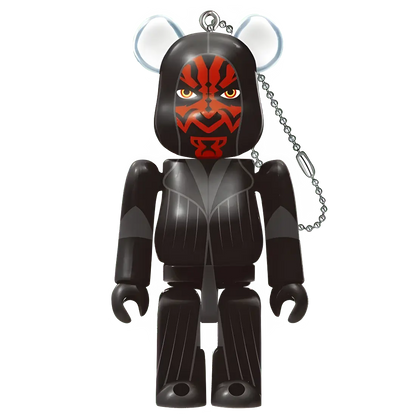 Bearbrick Happy Kuji 'Star Wars Saga' (2019) - 16 Darth Maul 100% Herstellerbild