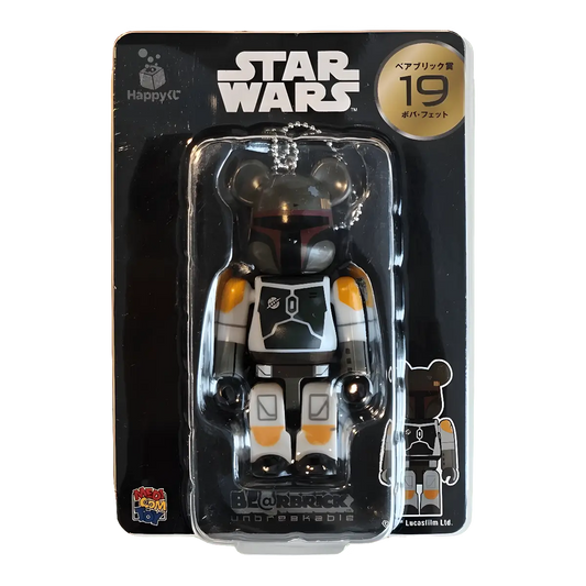 Bearbrick Happy Kuji 'Star Wars Saga' (2019) - 19 Boba Fett 100% in der Verpackung