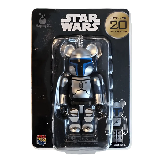 Bearbrick Happy Kuji 'Star Wars Saga' (2019) - 20 Jango Fett 100% in der Verpackung