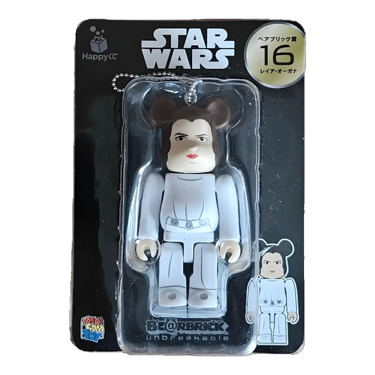 Bearbrick Happy Kuji 'Star Wars' (2017) - 16 Leia Organa 100% in der Verpackung