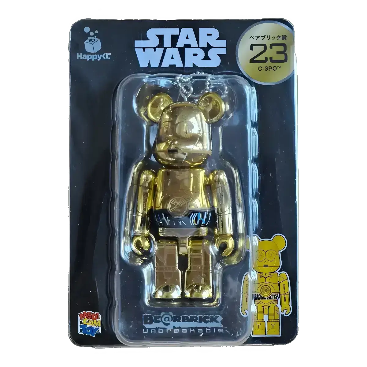 Bearbrick Happy Kuji 'Star Wars' (2017) - 23 C-3PO 100% in der Verpackung