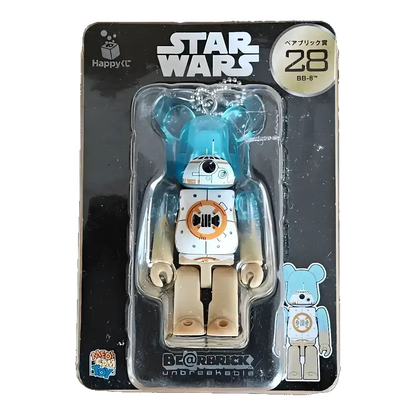 Bearbrick Happy Kuji 'Star Wars' (2017) - 28 BB-8 100% in der Verpackung