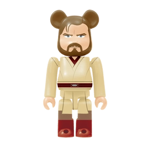 Bearbrick Happy Kuji 'Star Wars' (2017) - 7 Obi-Wan Kenobi 100% Herstellerbild