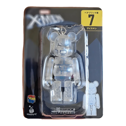 Bearbrick Happy Kuji 'X-Men' (2022) - 7 Iceman 100% in der Verpackung