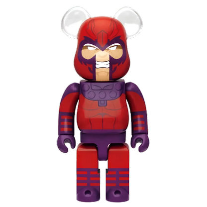 Bearbrick Happy Kuji 'X-Men' (2022) - L@ST Magneto 400% Herstellerbild
