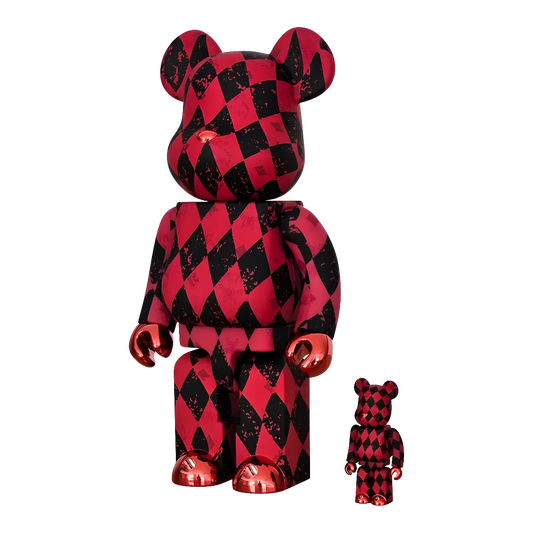 Bearbrick Harley Quinn × MCM 100%+400% schräg