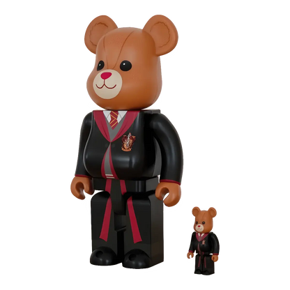 Bearbrick Harry Potter Gryffindor 100%+400% schräg