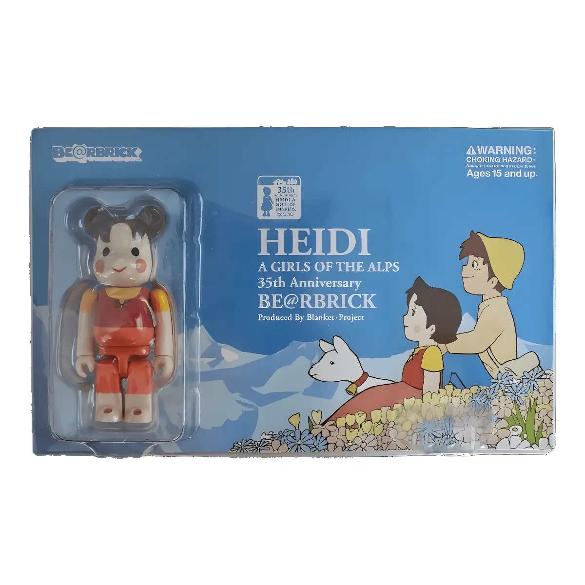 Bearbrick Heidi 35th Anniversary 100% in der Verpackung