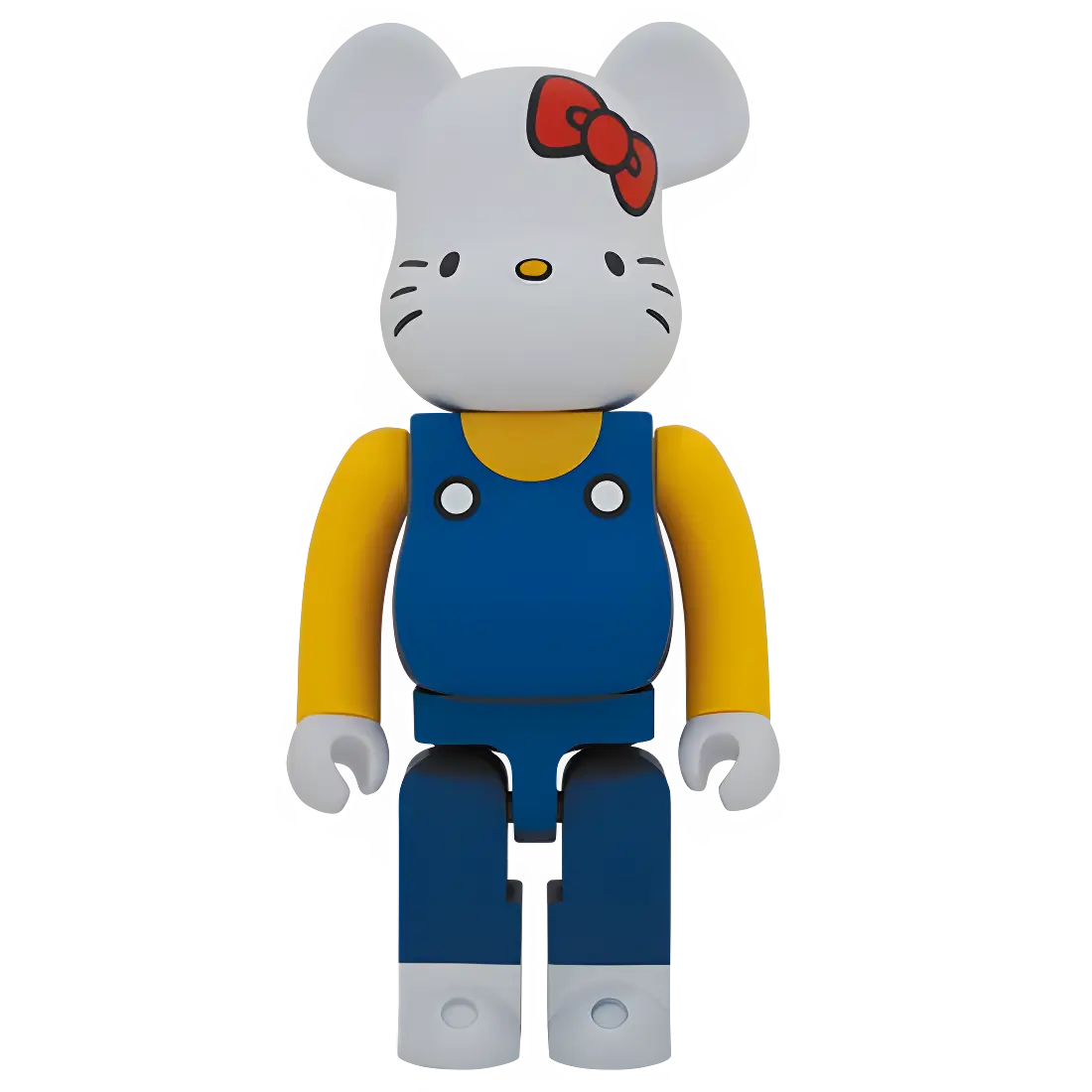 Bearbrick Hello Kitty Blue Overall Version 1000% Herstellerbild 1