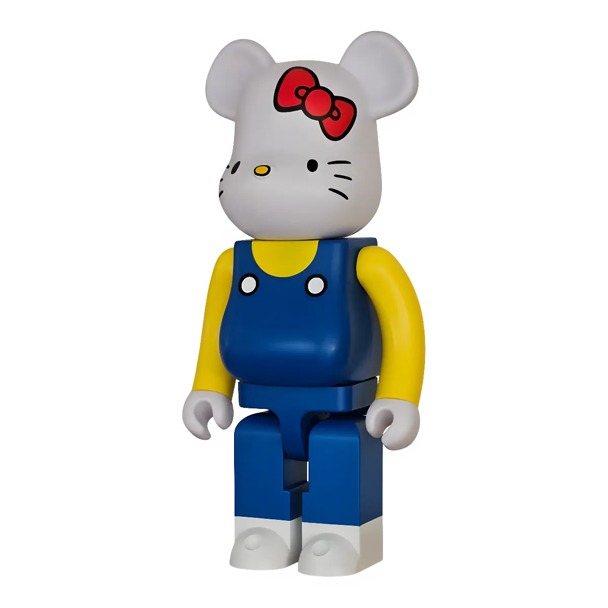 Bearbrick Hello Kitty Blue Overall Version 1000% schräg