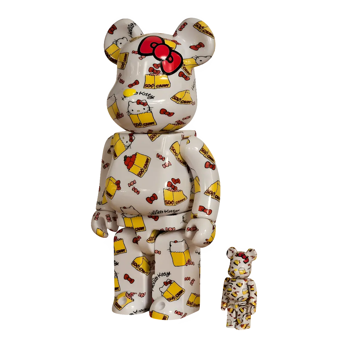 Bearbrick Hello Kitty Exhibition Model schräg