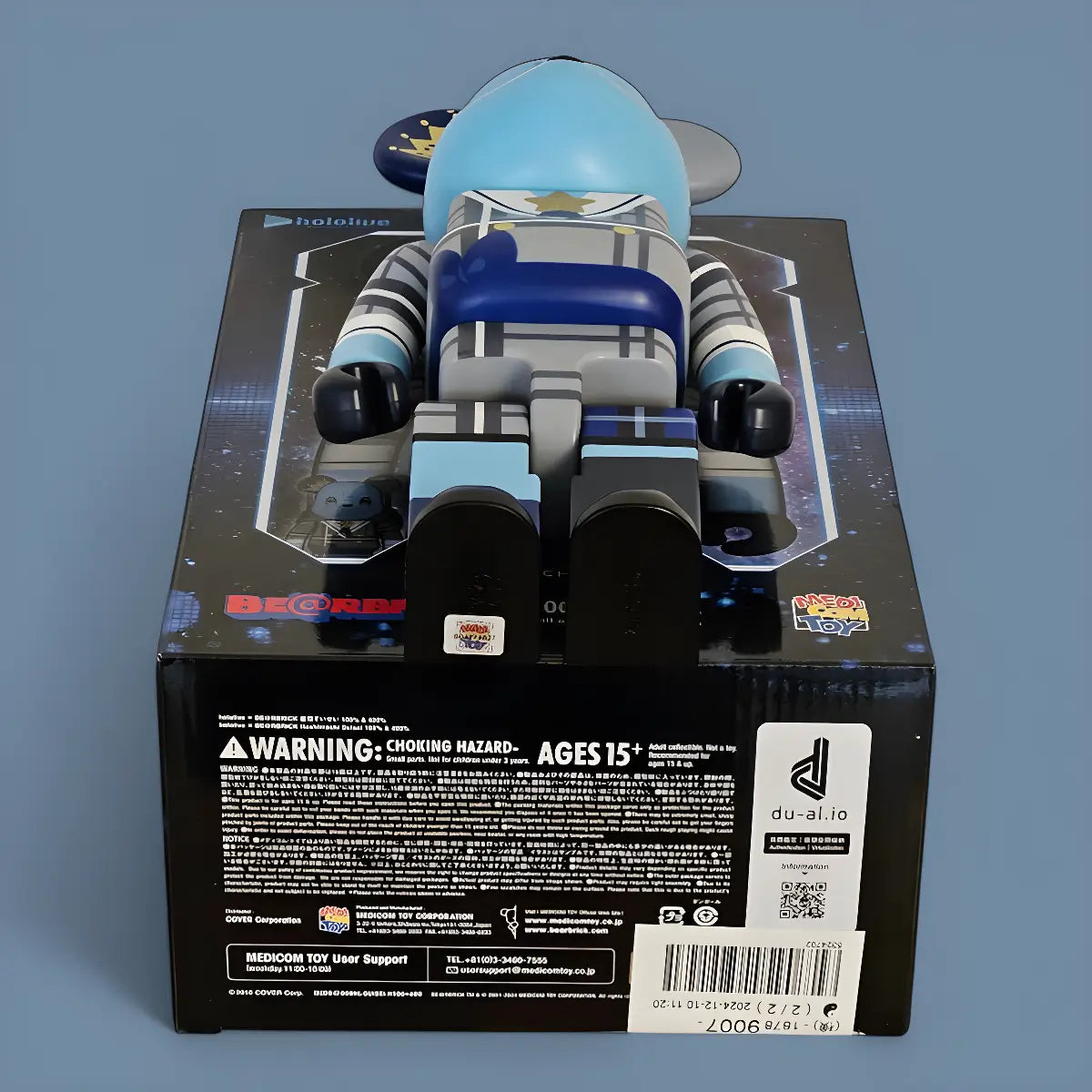 Bearbrick Hoshimashi Suisei [hololive production] 100%+400% Echtheitsmerkmale