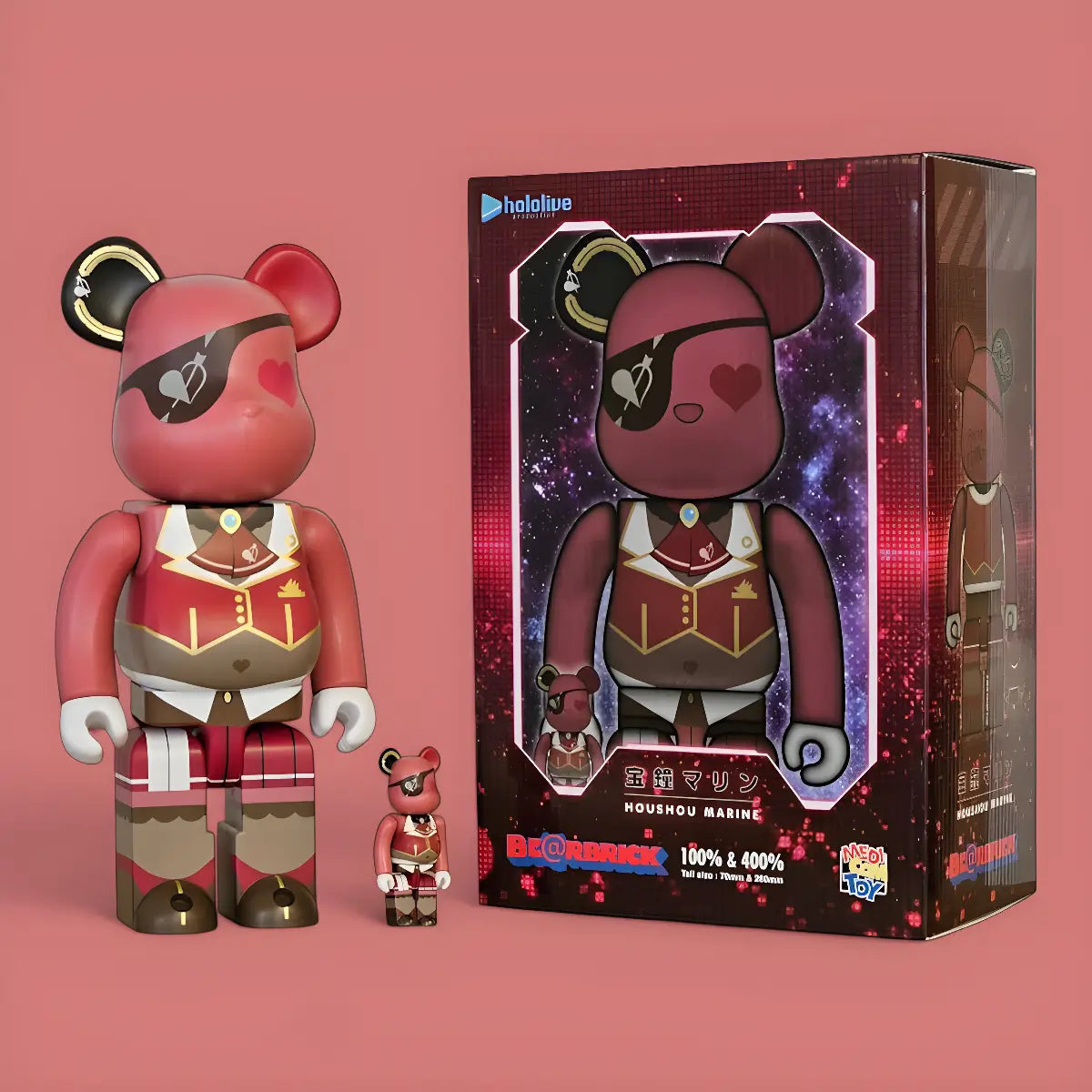 Bearbrick Houshou Marine mit Verpackung