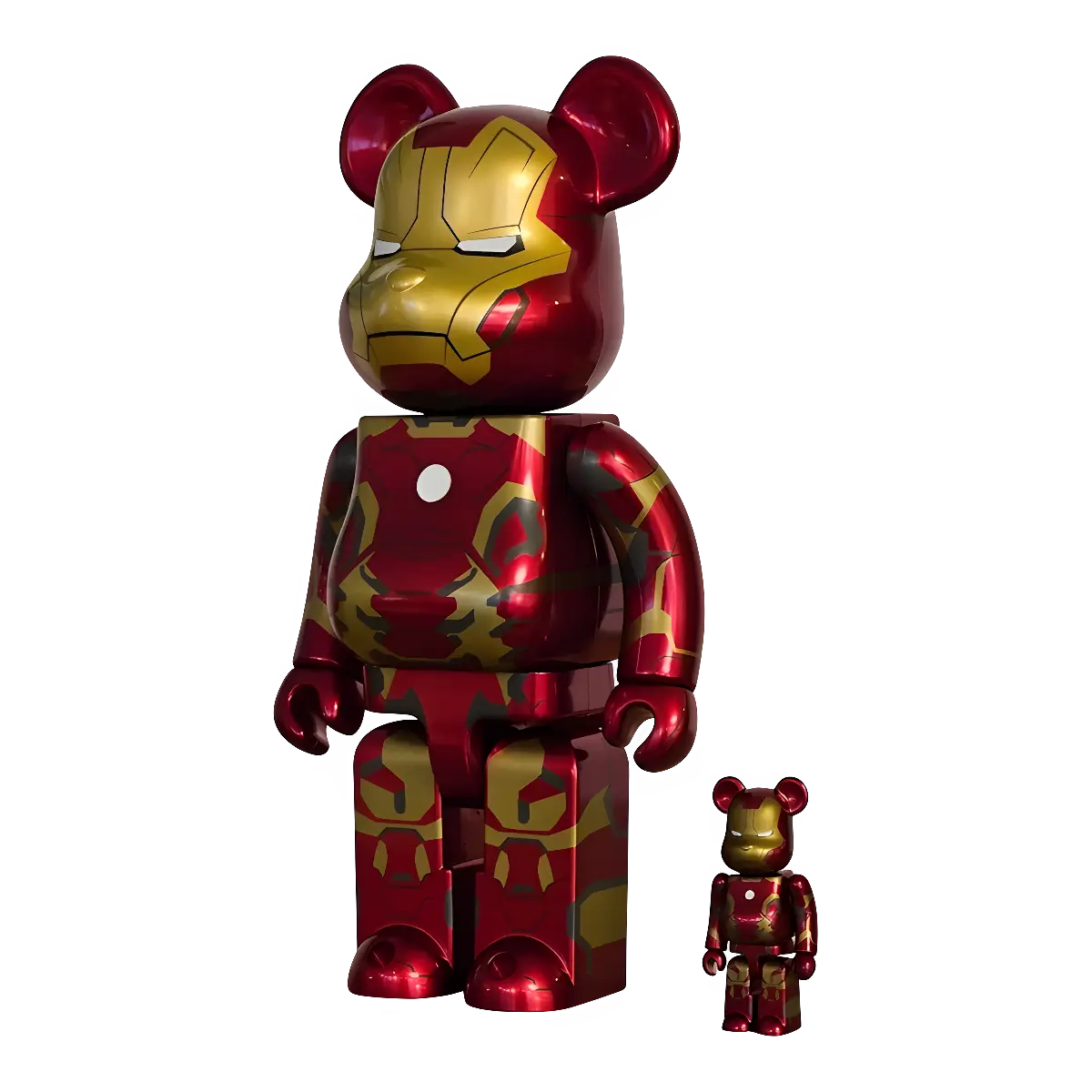Bearbrick Iron Man Mark 43 schräg