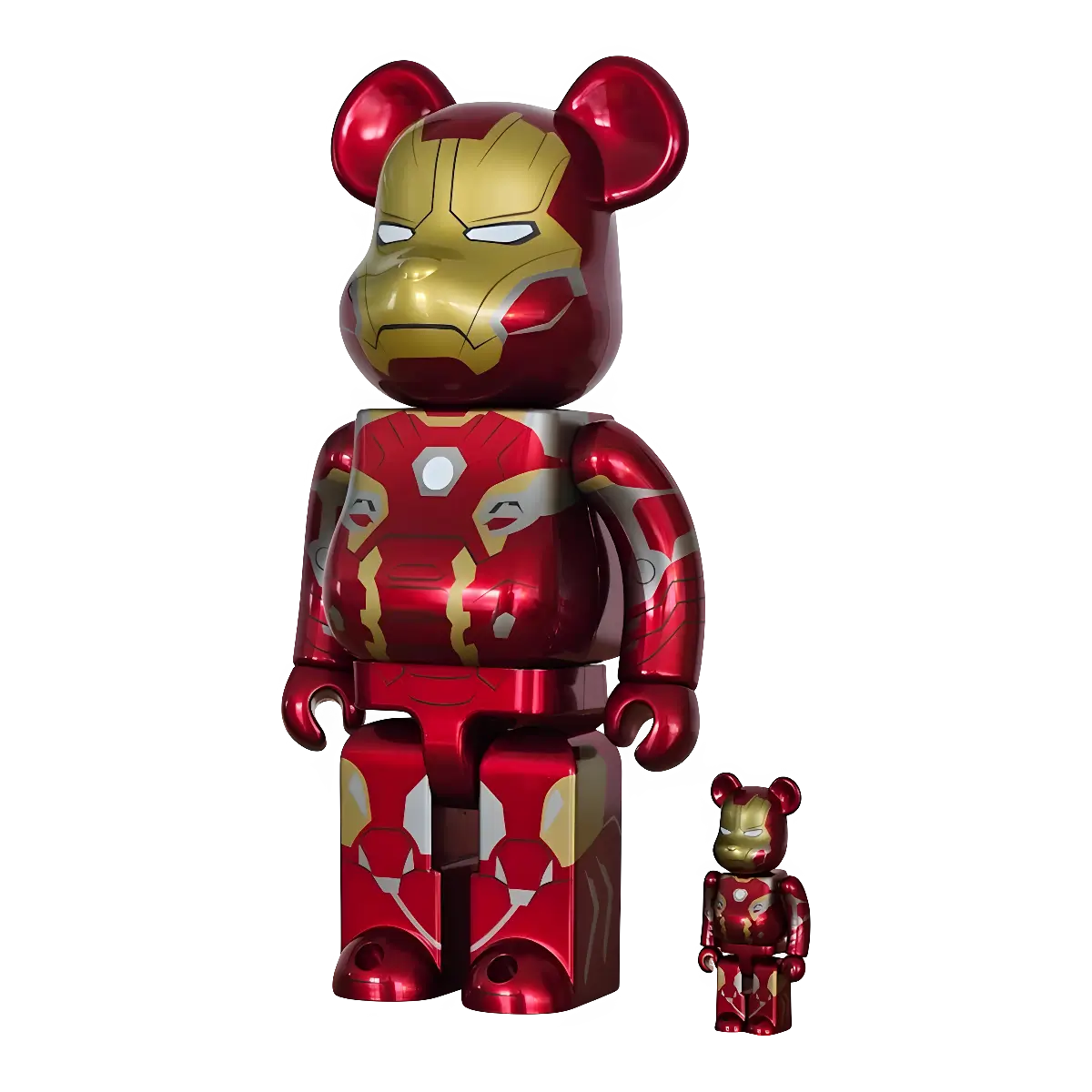 Bearbrick Iron Man Mark 45 schräg