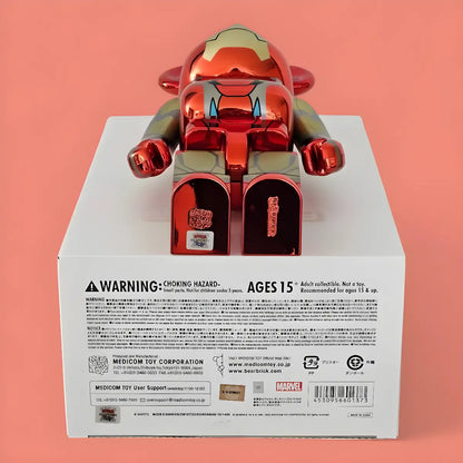 Bearbrick Iron Man Mark 85 Chrome Version Echtheitsmerkmale