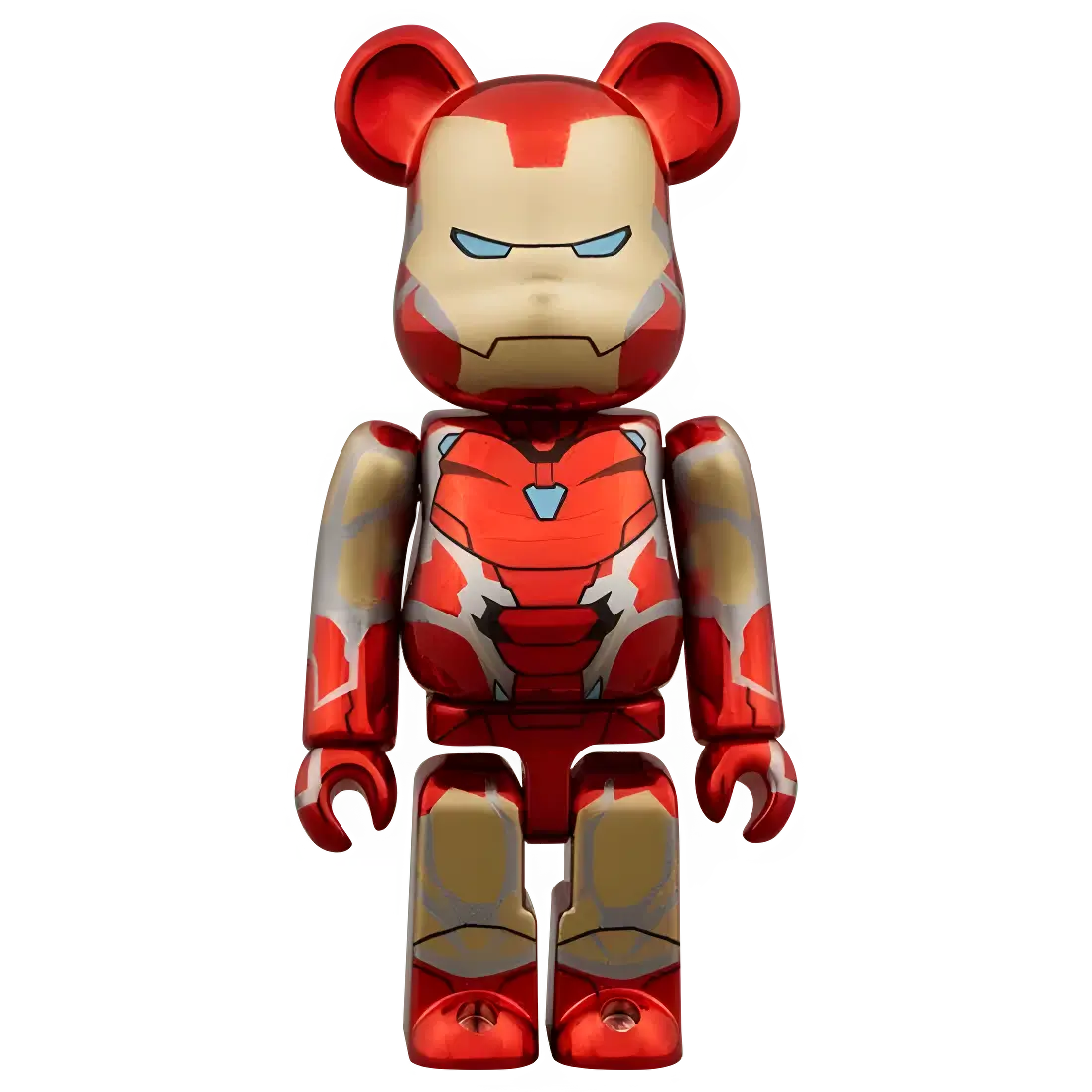 Bearbrick Iron Man Mark 85 Chrome Version Herstellerbild 2