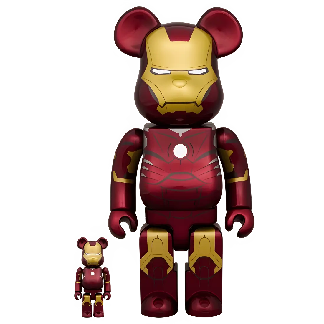 Bearbrick Iron Man Mark III 100%+400% Herstellerbild 1