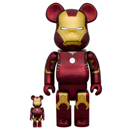 Bearbrick Iron Man Mark III 100%+400% Herstellerbild 1