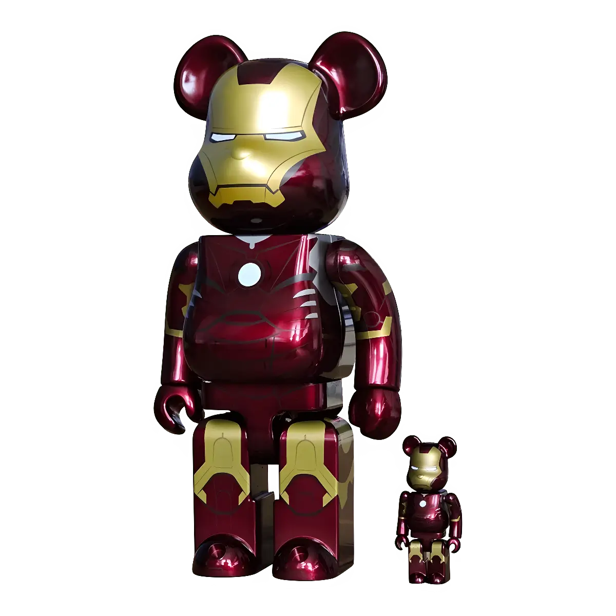 Bearbrick Iron Man Mark III 100%+400% schräg