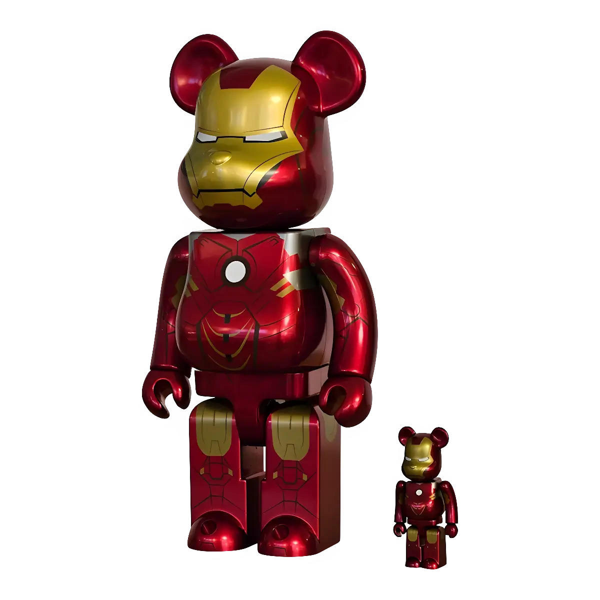 Bearbrick Iron Man Mark IV schräg