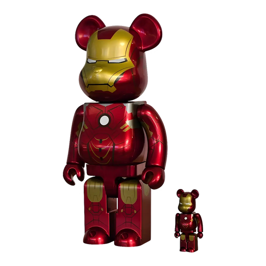 Bearbrick Iron Man Mark IV schräg