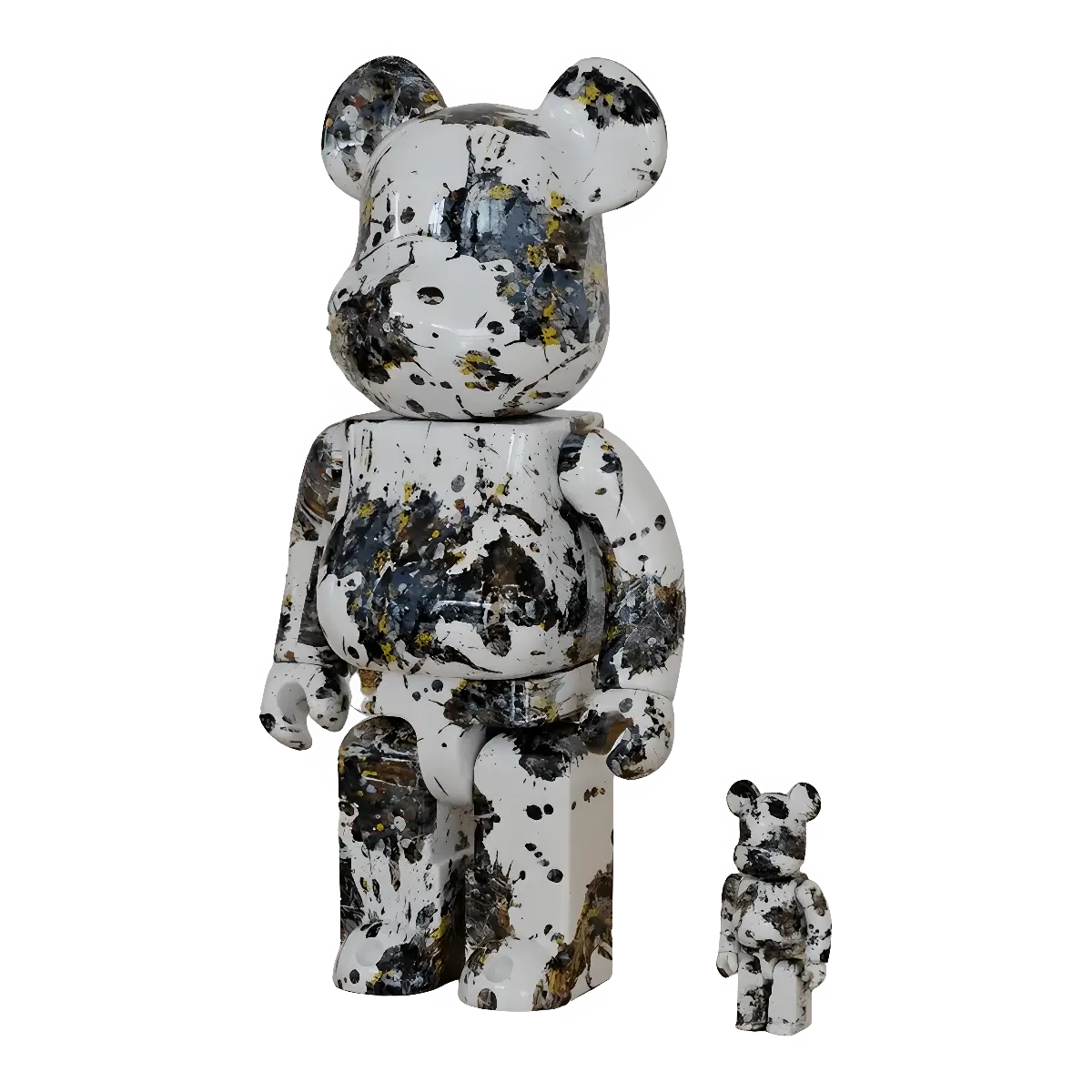 Bearbrick Jackson Pollock Studio 'Splash' 100%+400% schräg