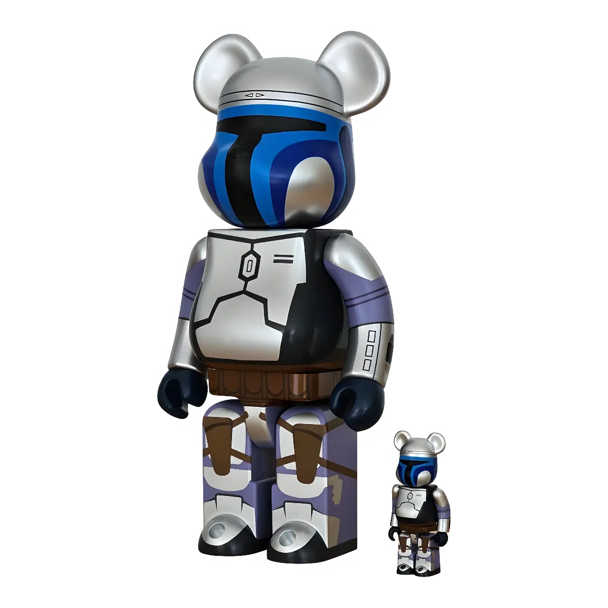 Bearbrick Jango Fett (Geonosis Version) 100%+400% schräg