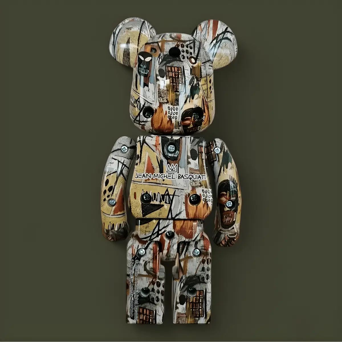 Bearbrick Jean-Michel Basquiat 200% Rückseite