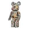 Bearbrick Jean-Michel Basquiat 200% schräg