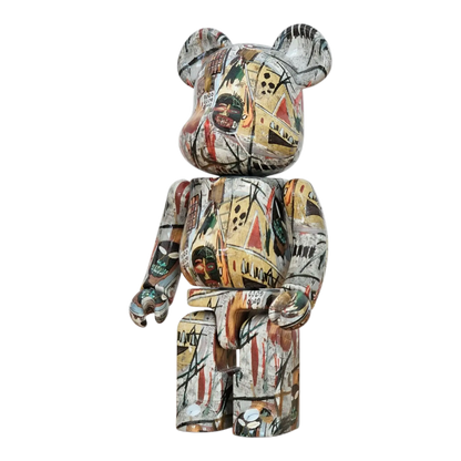 Bearbrick Jean-Michel Basquiat 200% schräg