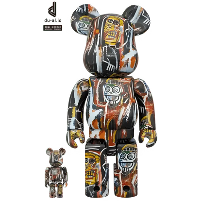Bearbrick Jean-Michel Basquiat #11 100%+400% Herstellerbild 1