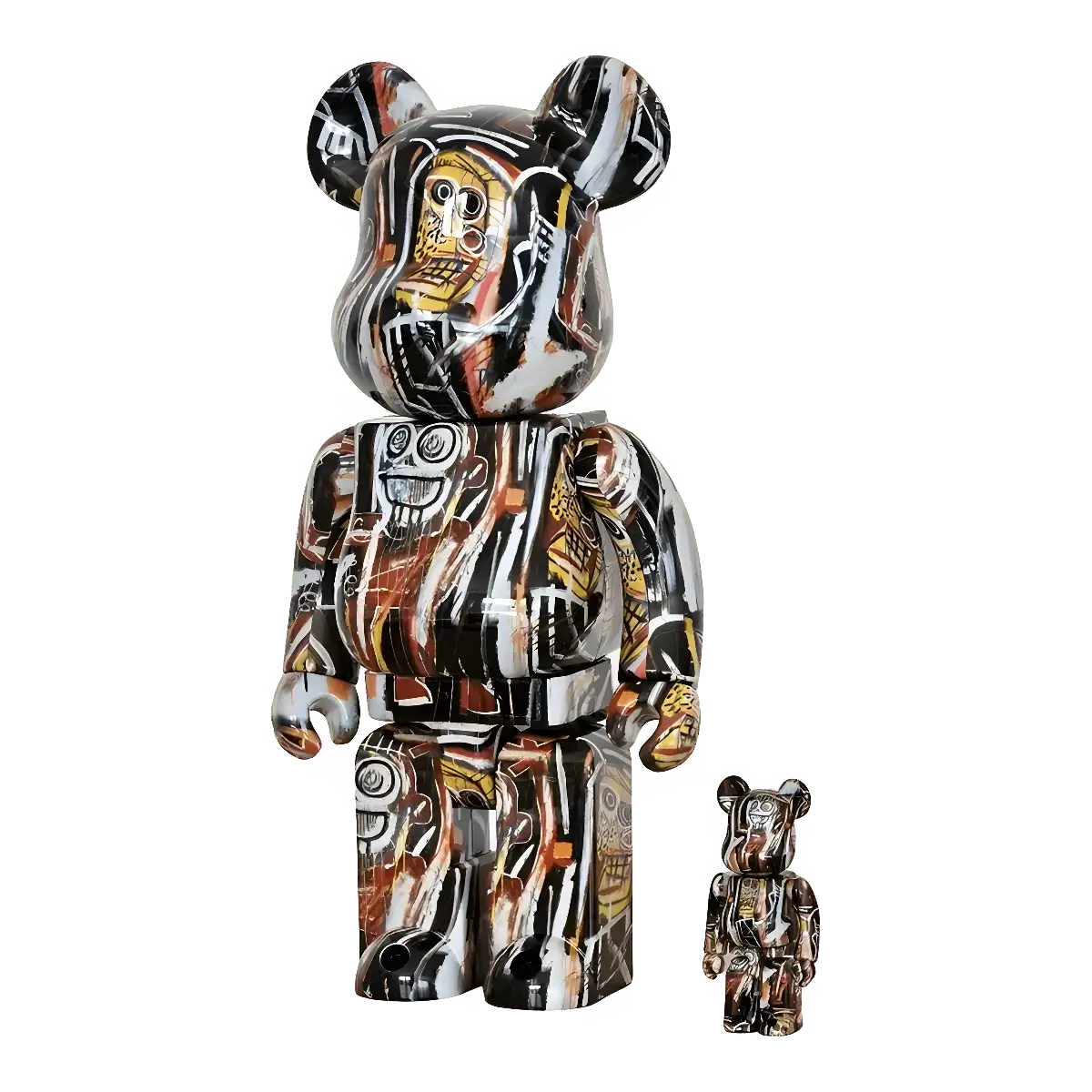 Bearbrick Jean-Michel Basquiat #11 100%+400% schräg