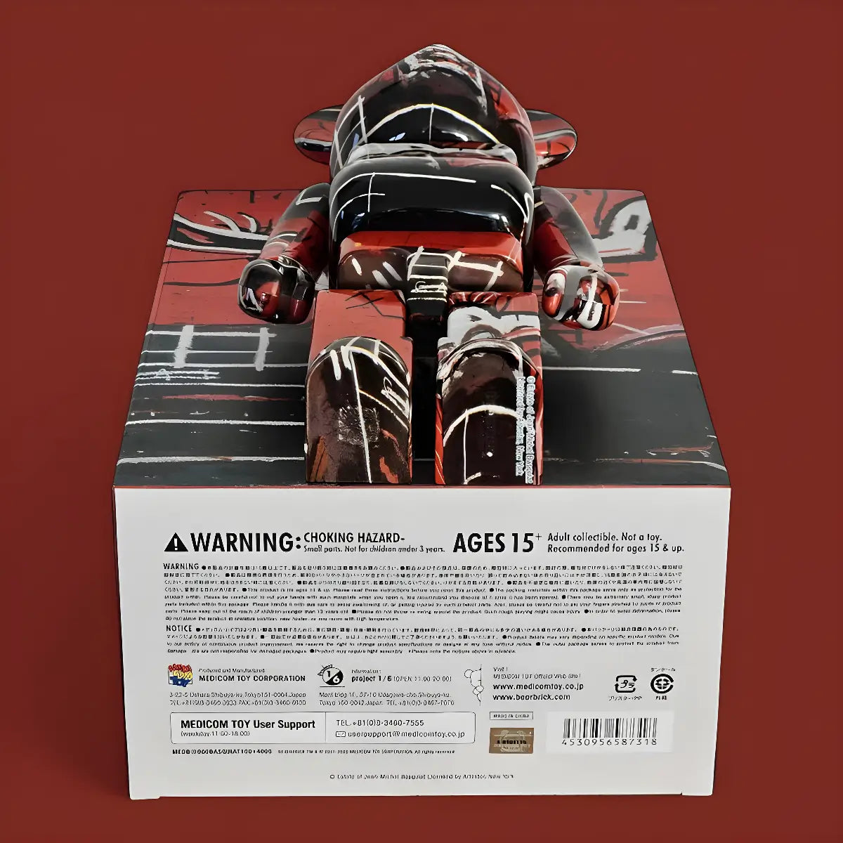 Bearbrick Jean-Michel Basquiat #5 100%+400% Echtheitsmerkmale