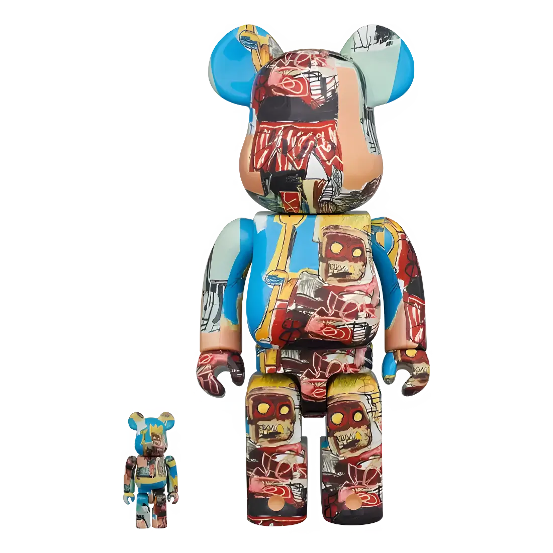 Bearbrick Jean-Michel Basquiat #6 100%+400% Herstellerbild 1