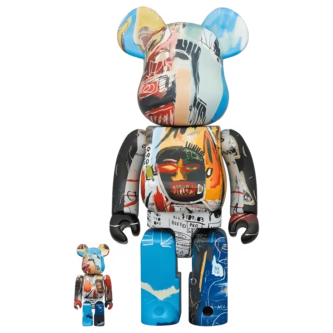 Bearbrick Jean-Michel Basquiat 'Special' 100%+400% Herstellerbild 1