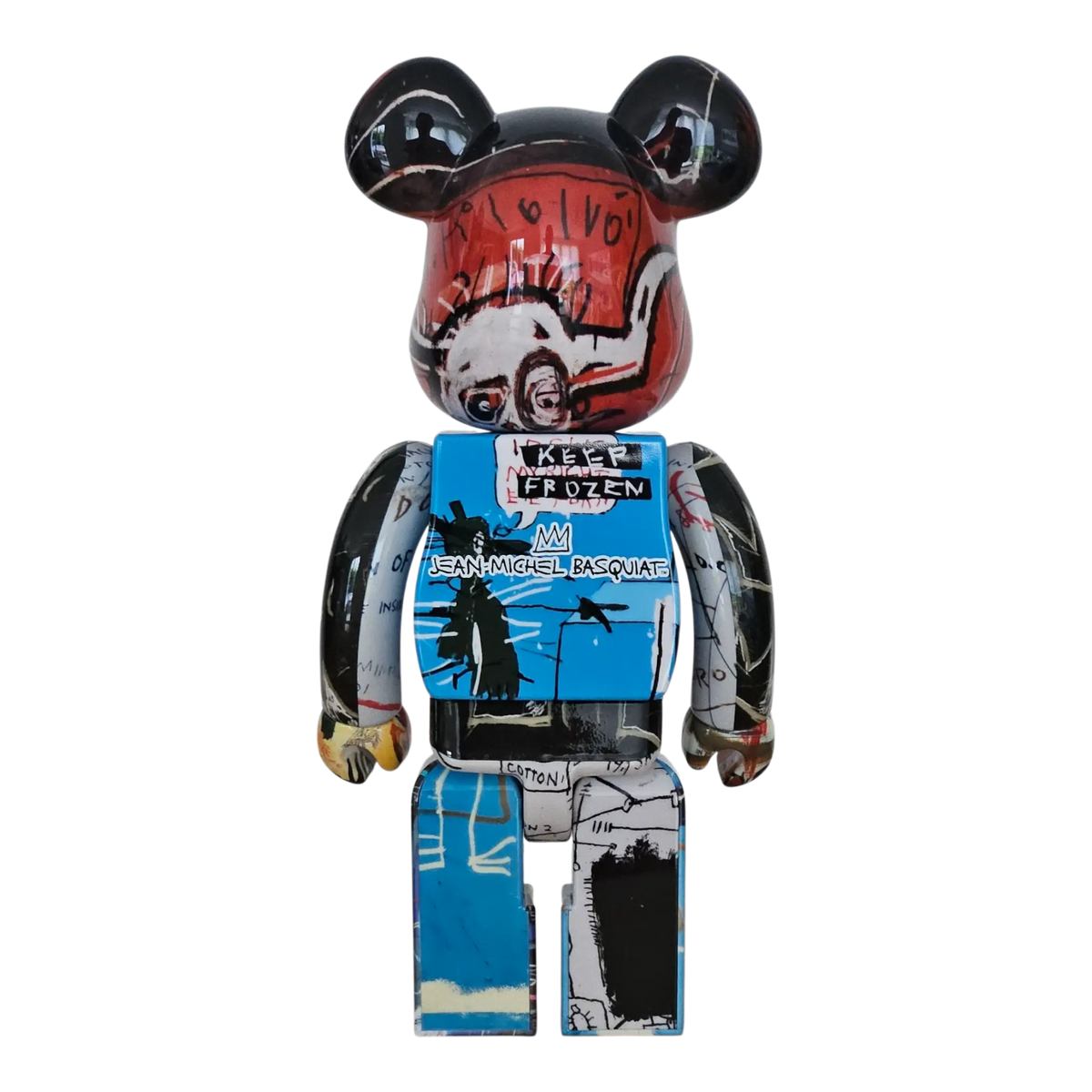 Bearbrick Jean-Michel Basquiat 'Special' 100%+400% Rückseite