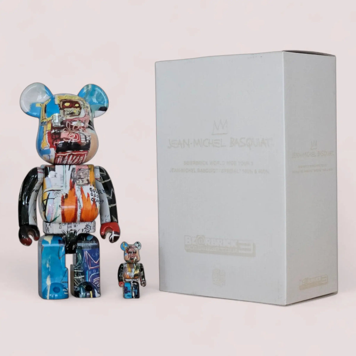 Bearbrick Jean-Michel Basquiat 'Special' 100%+400% mit Verpackung