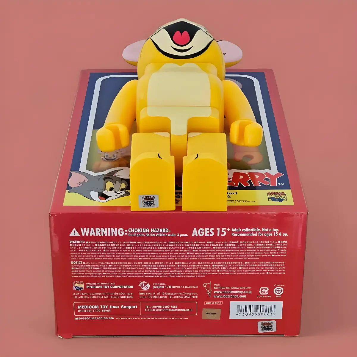 Bearbrick Jerry (Classic Color) [Tom and Jerry] 100%+400% Echtheitsmerkmale