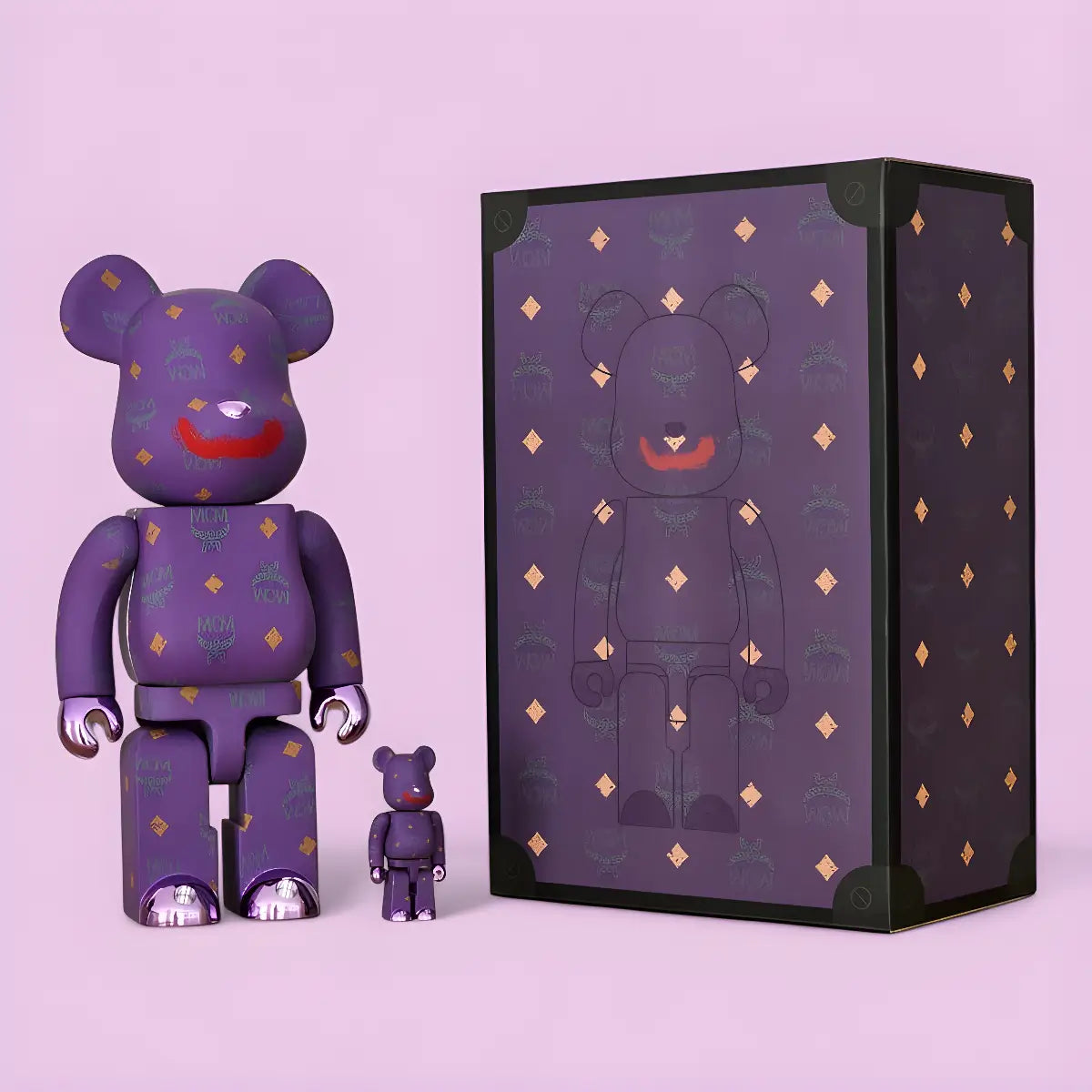 Bearbrick Joker × MCM 100%+400% mit Verpackung
