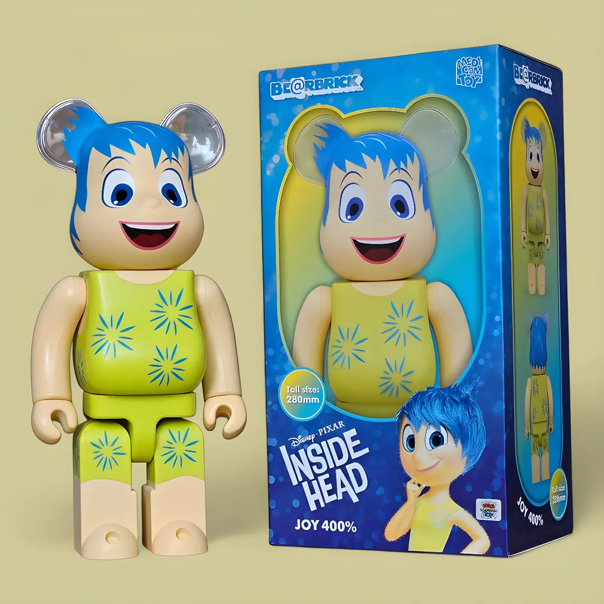 Bearbrick Joy [Inside Out] 400% mit Verpackung