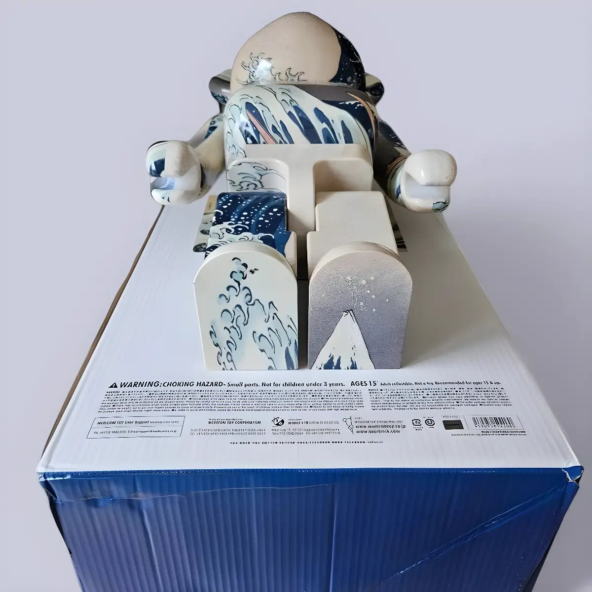 Bearbrick Katsushika Hokusai Die große Welle von Kanagawa 1000% Echtheitsmerkmale