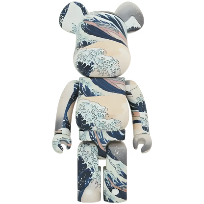 Bearbrick Katsushika Hokusai Die große Welle von Kanagawa 1000% Herstellerbild 1