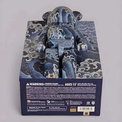 Bearbrick Katsushika Hokusai Kamimachi Festival Yatai Ceiling Painting 'Onami' 100%+400% Echtheitsmerkmale