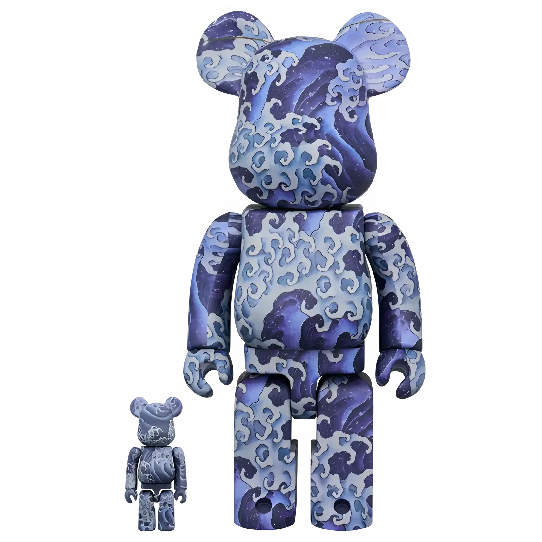 Bearbrick Katsushika Hokusai Kamimachi Festival Yatai Ceiling Painting 'Onami' 100%+400% Herstellerbild 1